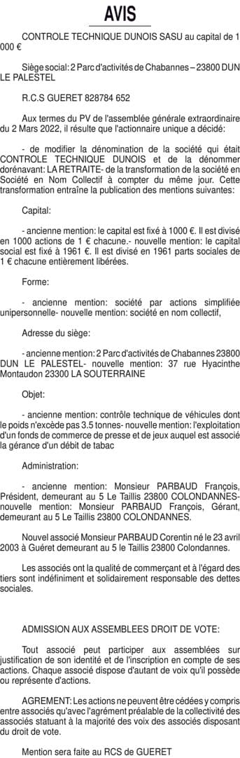 Contenu publication