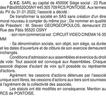Contenu publication