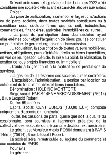 Contenu publication