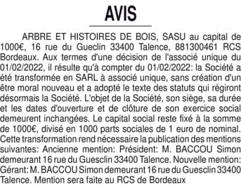 Contenu publication