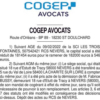 Contenu publication