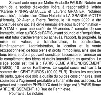 Contenu publication