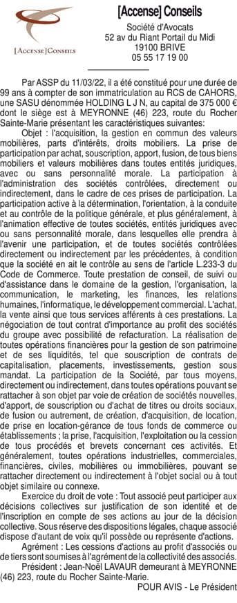Contenu publication