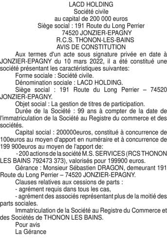 Contenu publication
