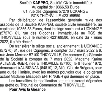 Contenu publication