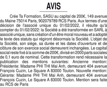 Contenu publication