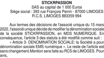 Contenu publication