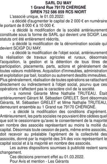 Contenu publication