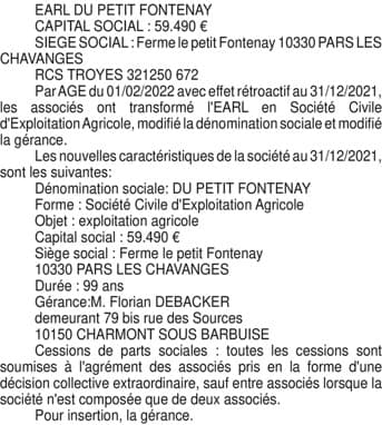 Contenu publication