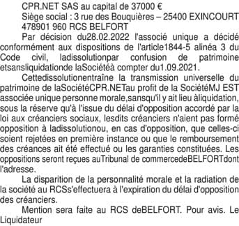 Contenu publication