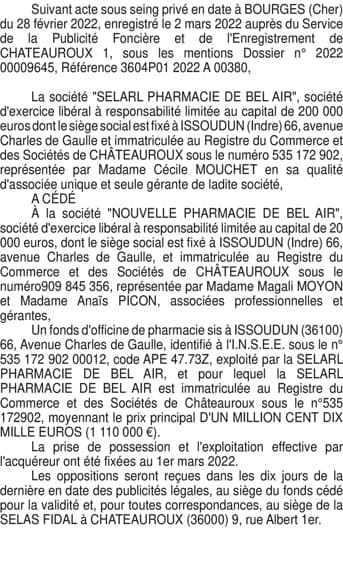 Contenu publication
