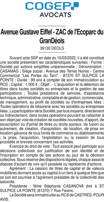 Contenu publication