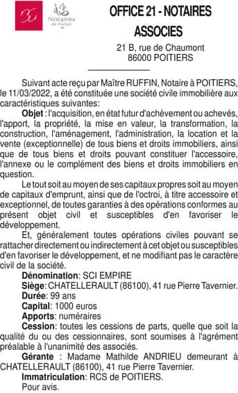 Contenu publication