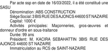 Contenu publication