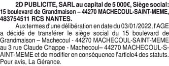 Contenu publication