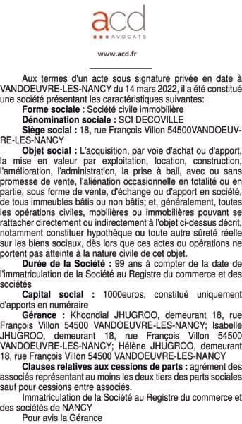 Contenu publication