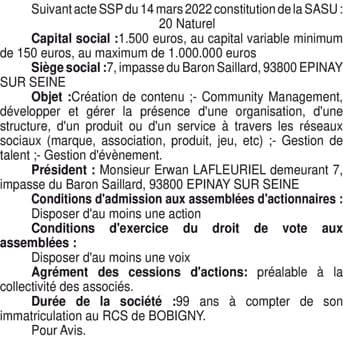 Contenu publication