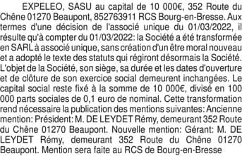 Contenu publication