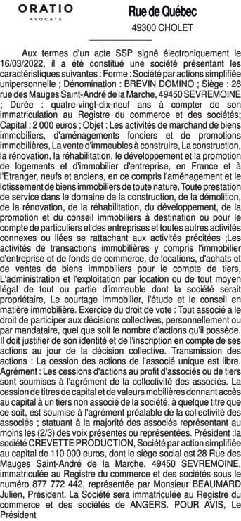 Contenu publication