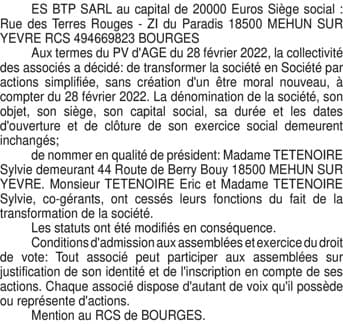 Contenu publication
