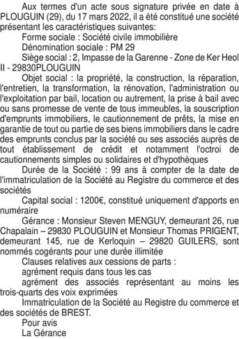 Contenu publication