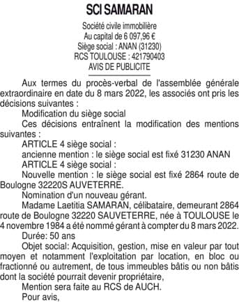 Contenu publication