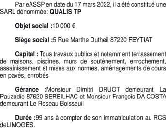 Contenu publication