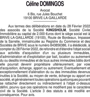 Contenu publication