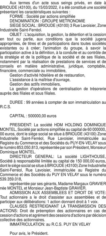 Contenu publication