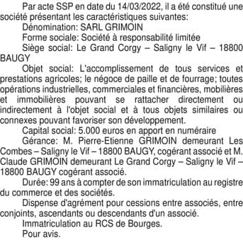 Contenu publication