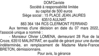 Contenu publication