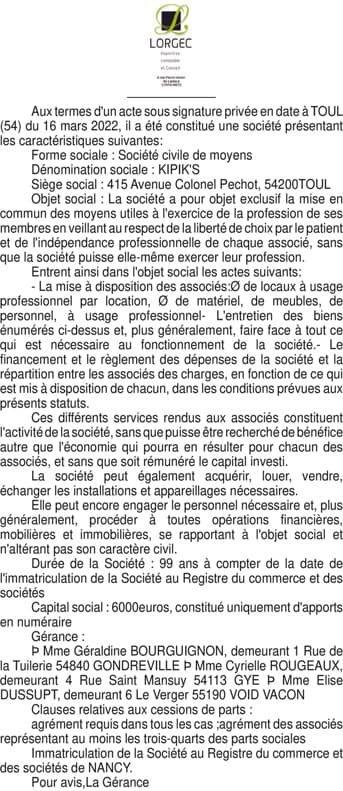 Contenu publication