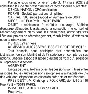 Contenu publication