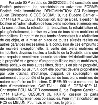Contenu publication