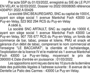 Contenu publication