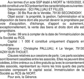 Contenu publication