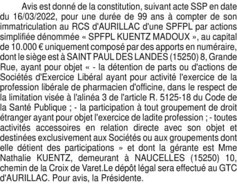 Contenu publication