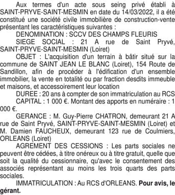 Contenu publication