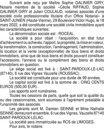 Contenu publication