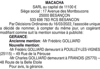 Contenu publication
