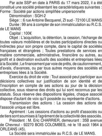 Contenu publication