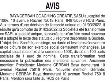 Contenu publication