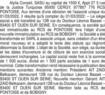 Contenu publication