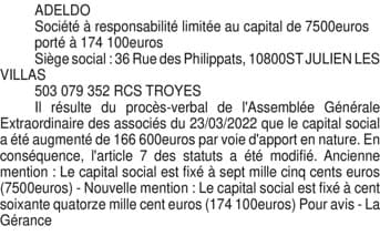 Contenu publication