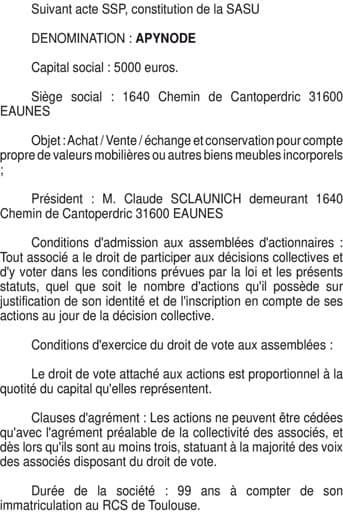 Contenu publication