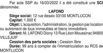 Contenu publication