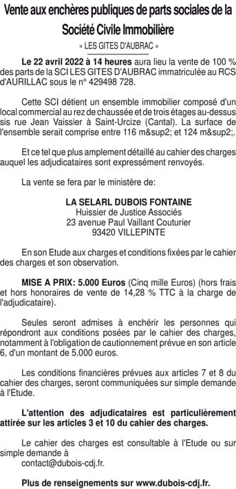 Contenu publication