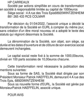 Contenu publication