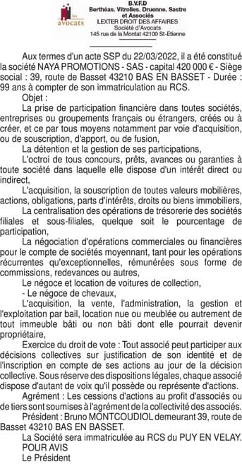Contenu publication