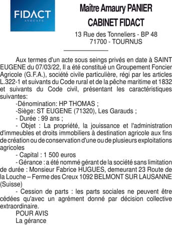 Contenu publication
